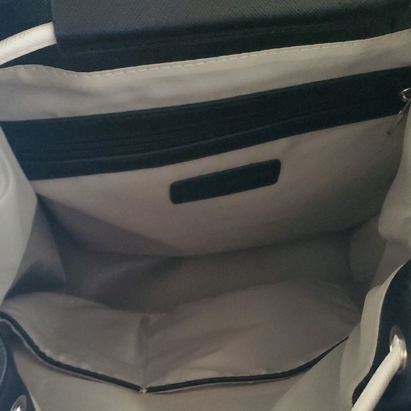 Court Couture Hampton Striped Black & Pink Women's Tennis Backpack - Picture 7 of 9